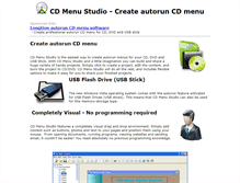 Tablet Screenshot of cdmenustudio.com